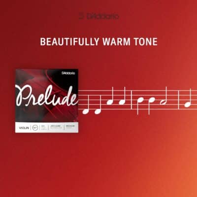 D'Addario Prelude Violin Single A String, 1/8 Scale, Medium Tension - Image 4