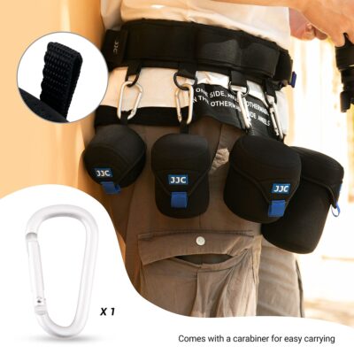 JJC Neoprene Mirrorless Lens Pouch Bag Compact Case Protector for Canon EF-M 22mm Sony E 1 - Image 7