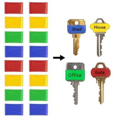 Lucky Line Colorful Key Bands - Key Identifiers Medium, 16 Pack (17116) - Image 6