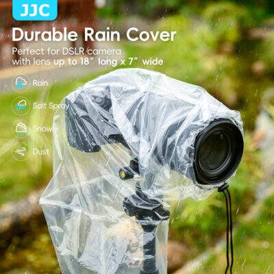 DSLR Camera Rain Cover JJC Rain Coat Sleeve Protector for Canon Nikon Fujifilm Sony Olympu - Image 2