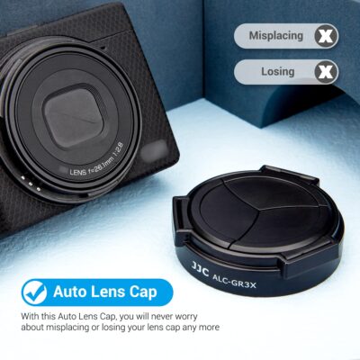 JJC Auto Open and Close Lens Cap Cover for Ricoh GR IIIx GR IIIx HDF GR3x GR3x HDF Digital - Image 5