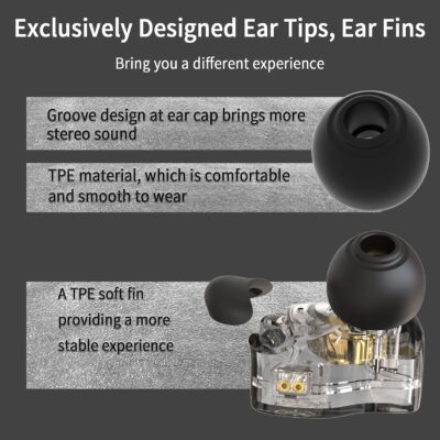 YINYOO CCZ Melody Gaming Earbuds Wired in-Ear Earphones with Microphone IEM HiFi Bass with - Image 2