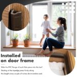 BBTO Door Weather Stripping Soundproof Door Seal Strip V-Shaped "Q" Foam Kerf Weather Stri - Image 6