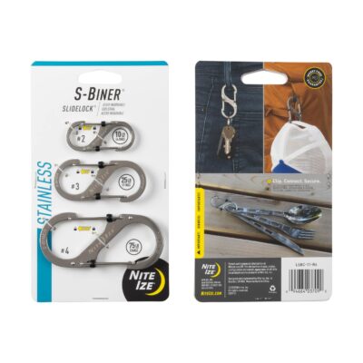 Nite Ize S-Biner SlideLock Stainless Steel Dual Locking Carabiner - S-Biner Key Holder wit - Image 9