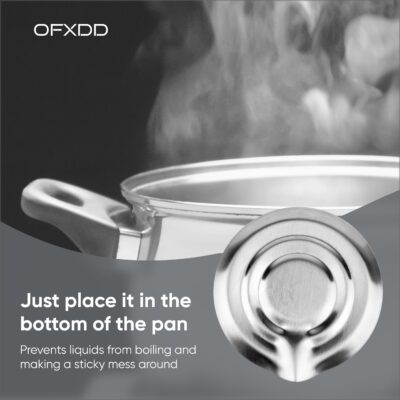 Pot Minder - Stainless Steel Pot Watcher Disc - Boil Over Preventer for Milk - Boil Contro - Image 3