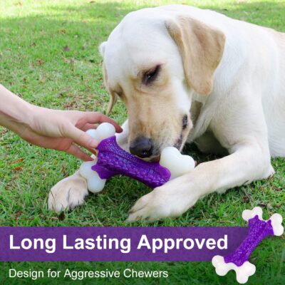 Kseroo Tough Dog Toys, Dog Toys for Aggressive Chewers Large Breed, Aggressive Chew Toys f - Image 4