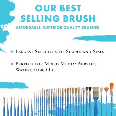 Princeton Select Artiste, Series 3750, Paint Brush for Acrylic, Watercolor and Oil, Set of - Image 2