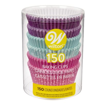 Wilton Standard Cupcake Liner Baking Cups, 150 Count, Multicolor - Patterns - Image 2