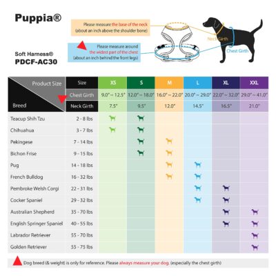 Puppia Soft Dog Harness No Choke Over-The-Head Triple Layered Breathable Mesh Adjustable C - Image 5