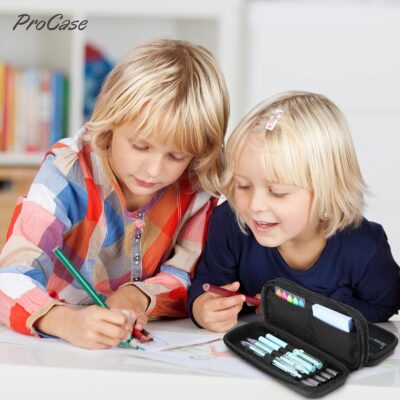 ProCase Pen Pencil Case, 2-Layer EVA Zipper Pencil Box Pouch Large Capacity Stationery Sto - Image 7