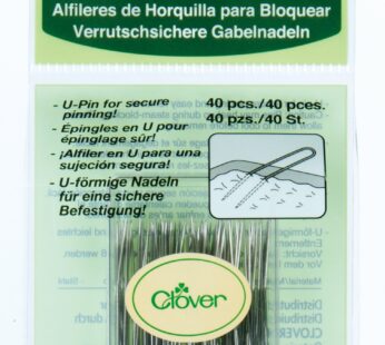 Clover 3163 Fork Blocking 40 Count U-Pins, 1-3/4-Inch