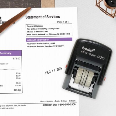 Trodat Printy 4820 Date Stamp, Self-Inking Stamp for Professional and Personal Application - Image 6