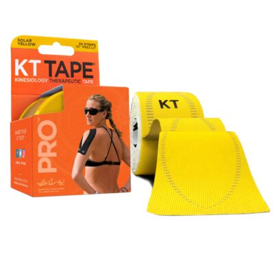 KT Tape Pro Synthetic Kinesiology Therapeutic Athletic Tape, 20 Pack, 10? Precut Strips, S