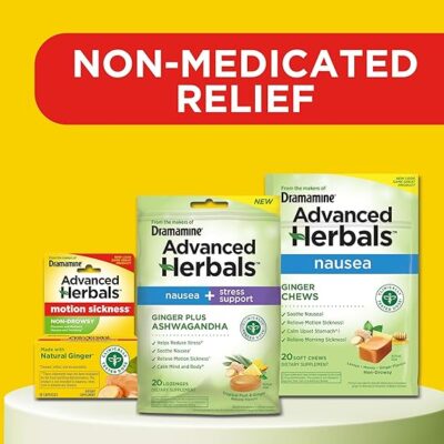 Advanced Herbals, Non-Drowsy, Motion Sickness Relief, Made with Natural Ginger, 18 Count - Image 3