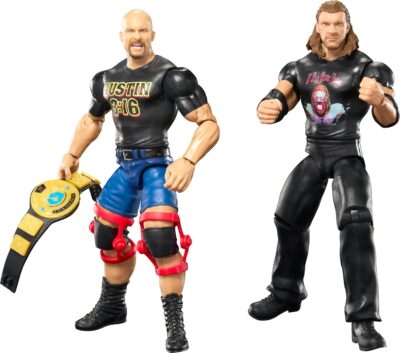 Mattel WWE Championship Showdown Stone Cold Steve Austin & Triple H 2-Pack - Image 3