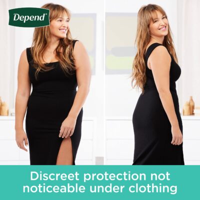 Depend Fresh Protection Adult Incontinence & Postpartum Bladder Leak Underwear for Women, - Image 6