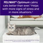 FELIWAY Optimum Cat, Enhanced Calming Pheromone Diffuser, 30 Day Starter Kit (48 mL), Tran - Image 4