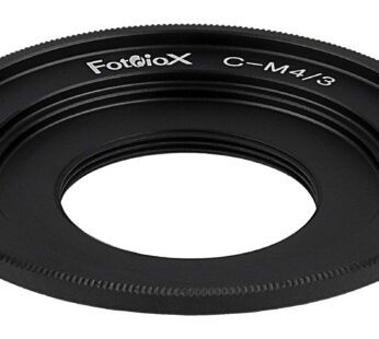 Fotodiox Lens Mount Adapter Compatible with C-Mount CCTV/Cine Lenses on Micro Four Thirds