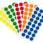 ChromaLabel 1/2 Inch Circle Sticker Labels, Easy to Write On Round Label Stickers, Removab