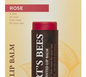 Burt’s Bees 100% Natural Tinted Lip Balm, Rose with Shea Butter & Botanical Waxes ? 2 Tube