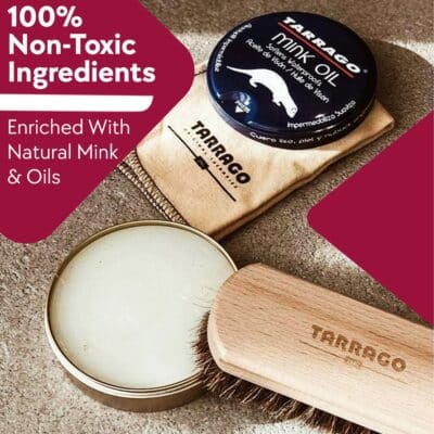 Tarrago Mink Oil for Leather Boots - Conditioner and Cleaner- Waterproof, Soften, Conditio - Image 2