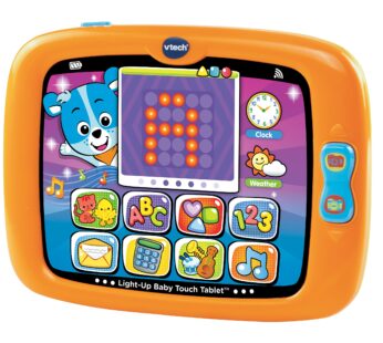 VTech Light-Up Baby Touch Tablet, Orange