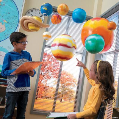 Fun Express Inflatable Planets Solar System Set - VBS Vacation Bible School Supplies/Decor - Image 2