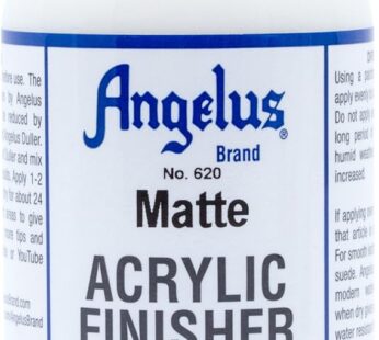 Angelus Brand Acrylic Leather Paint Matte Finisher No. 620 – 4oz