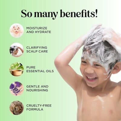 HONEYDEW Shampoo for Dry or Itchy Scalps, Tea Tree Oil and Rosemary, Sulfate and Paraben Free, Cleansing and Soothing for Kids, 8 oz - Image 2