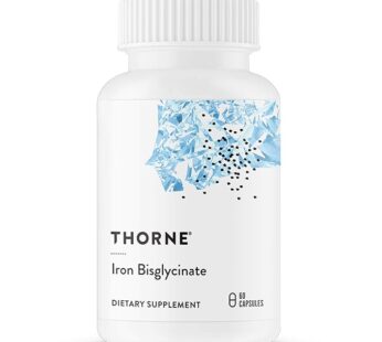 Thorne Research, Iron Bisglycinate, 60 Vegetarian Capsules THR-00345