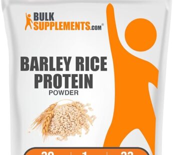 BulkSupplements.com Barley Rice Protein Powder – Vegan Protein Powder, Unflavored Protein Powder – Dairy Free Protein Source, 30g per Serving, 1kg (2.2 lbs) (Pack of 1)