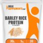 BulkSupplements.com Barley Rice Protein Powder - Vegan Protein Powder, Unflavored Protein Powder - Dairy Free Protein Source, 30g per Serving, 1kg (2.2 lbs) (Pack of 1)