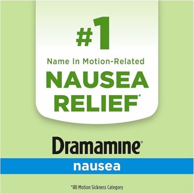 Dramamine Nausea Long Lasting, Nausea Relief, 10 Count, 4 Pack - Image 2