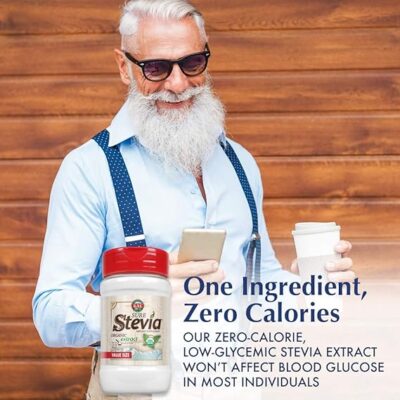 KAL Sure Stevia Extract, Organic Stevia Powder, Low Carb, Zero Calorie Sweetener, Keto Friendly, Great Taste, Low Glycemic, Vegan, Gluten Free, No Fillers, 60-Day Guarantee (2.8 oz Organic) - Image 2