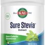 KAL Sure Stevia Extract Powder, Low Carb, Plant Based Stevia Sweetener, Great Taste, Zero Calories, Zero Sugar, Low Glycemic & Perfect for a Keto Diet, 60-Day Guarantee, Approx. 1820 Servings, 3.5oz