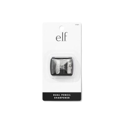 e.l.f., Dual-Pencil Sharpener, Convenient, Essential Tool, Sharpens, Easy To Clean, Travel-Friendly, Compact, Includes Bonus Small Sharpener - Image 4