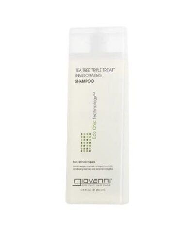 GIOVANNI Tea Tree Triple Treat Invigorating Shampoo - Cooling Peppermint, Eucalyptus & Rosemary, Helps Strengthen & Rejuvenate Hair & Scalp, Salon Quality, Paraben Free - 8.5 oz (1 Pack) - Image 5