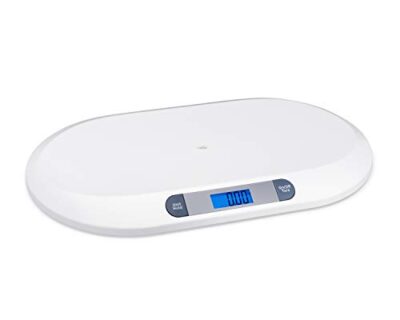 Smart Weigh Digital Baby Scale, Infant Scale for Weighing Pet Scale for Puppy and Cat in Pounds, Ounces, Kilograms, Accurate Digital Scale for Infants, Toddlers, and Babies up to 44 Lbs.