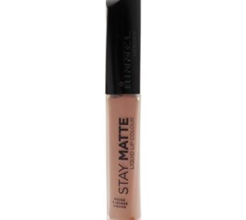 Rimmel London Stay Matte Liquid Lip Color with Full Coverage Kiss-Proof Waterproof Matte Lipstick Formula that Lasts 12 Hours – 700 Be My Baby, .21oz