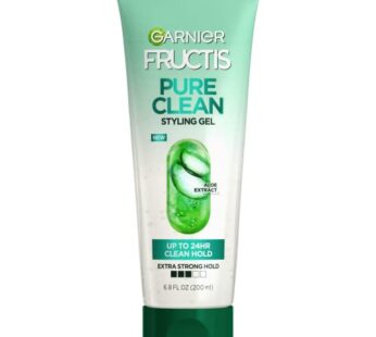 Garnier Fructis Style Pure Clean Styling Gel 6.8 Fl Oz, 1 Count, (Packaging May Vary)