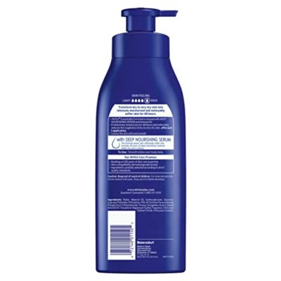 NIVEA Essentially Enriched Body Lotion for Dry Skin, Pack of 2, 16.9 Fl Oz Pump Bottles - Image 14