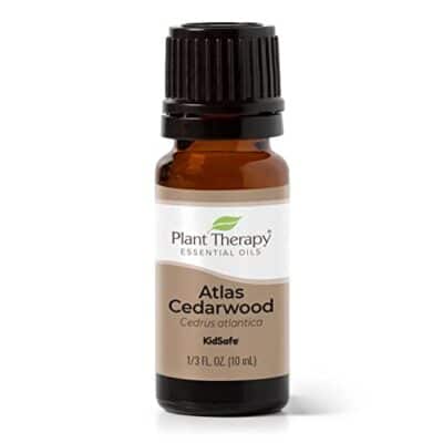 Plant Therapy Cedarwood Atlas Essential Oil 100% Pure, Undiluted, Natural Aromatherapy, Therapeutic Grade 10 mL (1/3 oz)