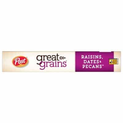 Great Grains Raisins Dates and Pecans Breakfast Cereal, Raisin Cereal with Sweet Dates and Granola Clusters, Non-GMO Project Verified, 16 OZ Box - Image 9