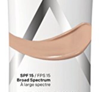 Almay Skintone Matching Foundation, Smart Shade Face Makeup, Hypoallergenic, Oil Free-Fragrance Free, Dermatologist Tested with SPF 15, My Best Light, 1 Oz