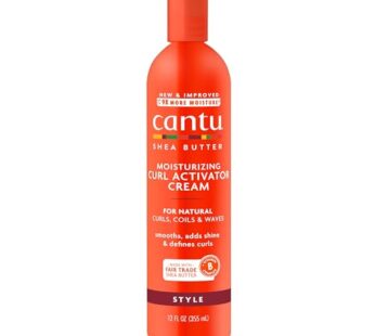 Cantu Moisturizing Curl Activator Cream with Shea Butter for Natural Hair, 12 fl oz