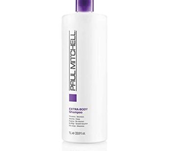 Paul Mitchell Extra-Body Shampoo, Thickens + Volumizes, For Fine Hair, 33.8 fl. oz.