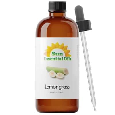 Sun Essential Oils 4oz - Lemongrass Essential Oil for Diffuser, Cleaning - 4 Fluid Ounces - Lemongrass Oil Essential Oil