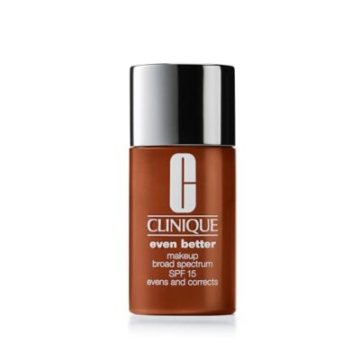 Clinique Even Better Makeup Medium Coverage Foundation Broad Spectrum SPF 15| Evens Skin Tone + Reduces Dark Circles, Spice