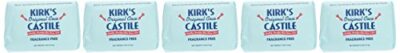 Kirk's Original Coco Castile Bar Soap Fragrance Free 4 Ounces (5 Pack) - Image 3