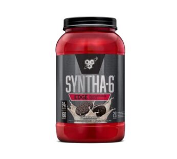 BSN SYNTHA-6 Edge Protein Powder, with Hydrolyzed Whey, Micellar Casein, Milk Protein Isolate, Low Sugar, 24g Protein, Cookies N Cream, 28 Servings